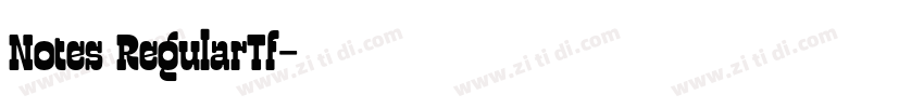 Notes RegularTf字体转换 Notes RegularTf字体转换